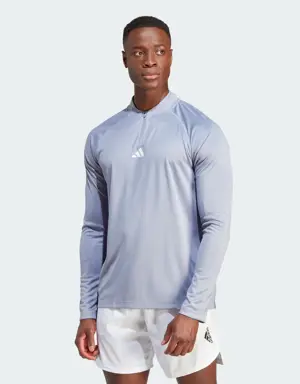 Gym Heat Quarter-Zip Long Sleeve Tee