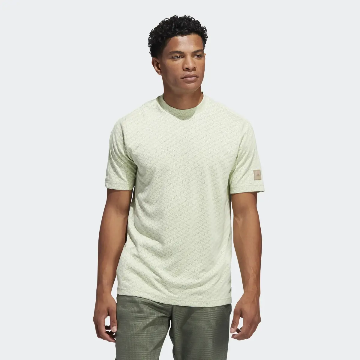 Adidas Adicross Mock Neck Polo Shirt. 2