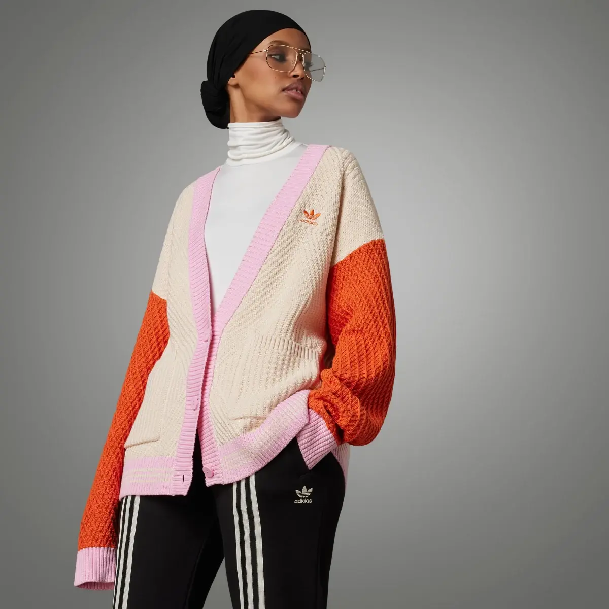 Adidas Cardigan en maille Adicolor 70s. 3