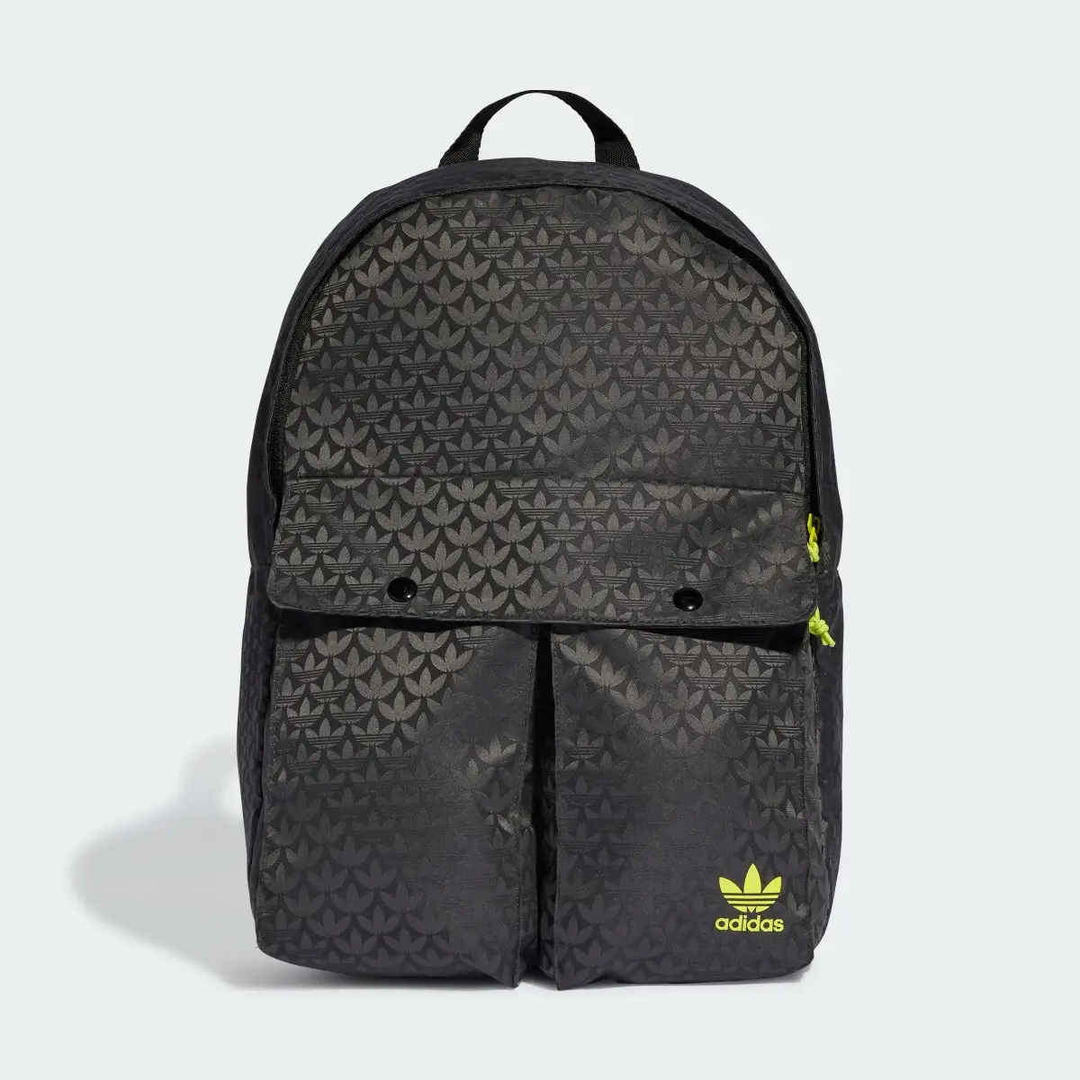 Adidas Trefoil Monogram Jacquard Backpack. 2