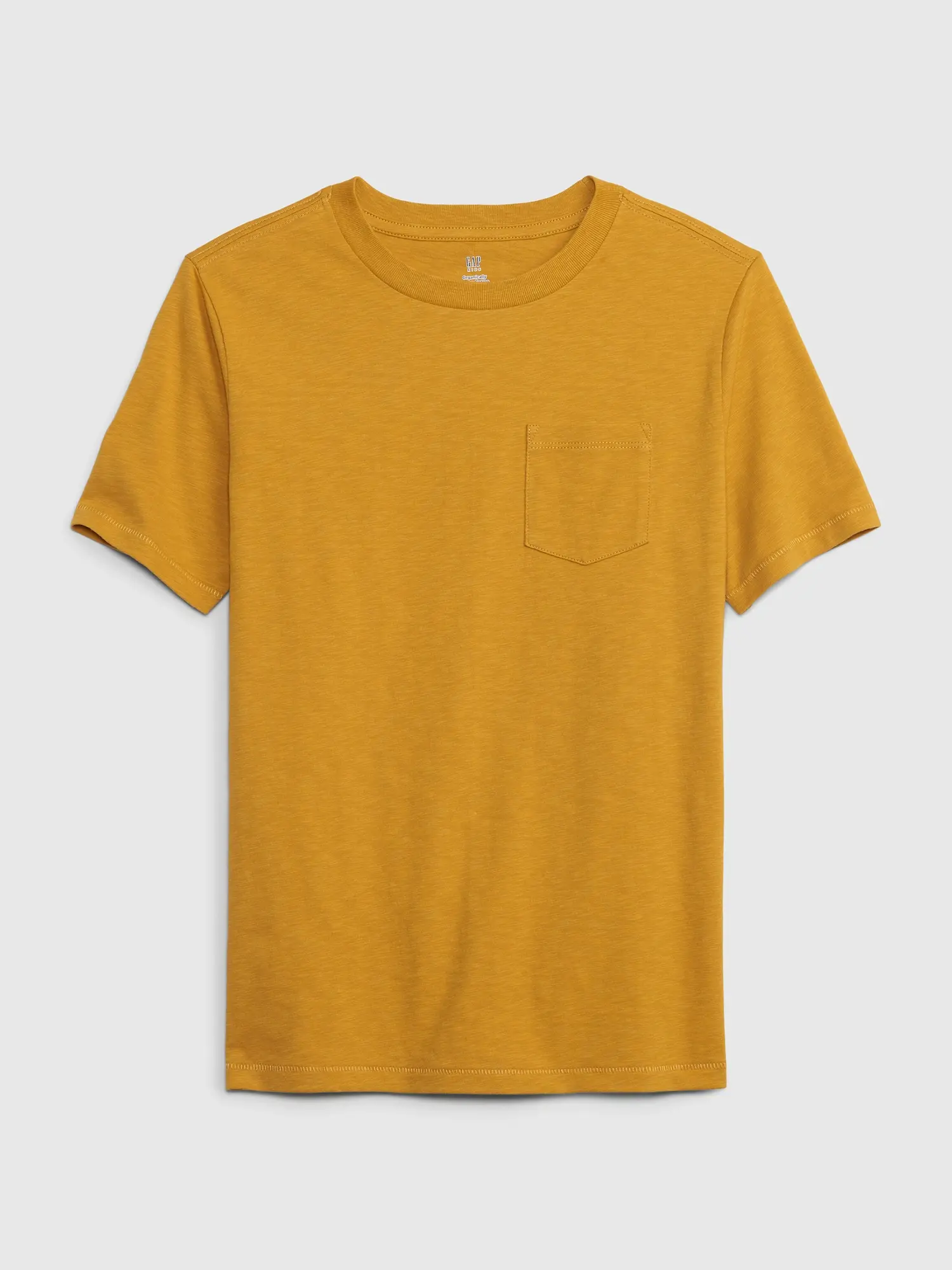 Gap Kids Pocket T-Shirt yellow. 1