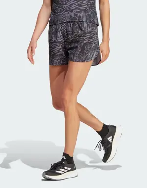 Adidas Run Icons 3-Streifen Allover Print Running Shorts