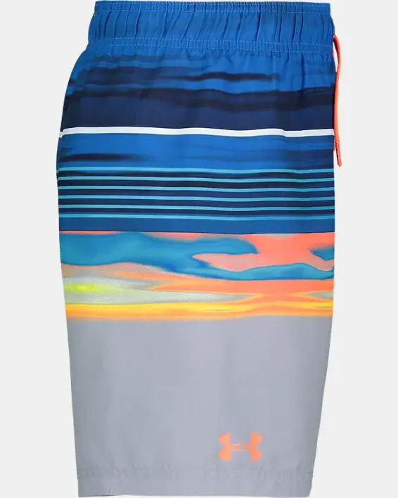 Under Armour Little Boys' UA Serenity View Swim Volley Shorts. 3