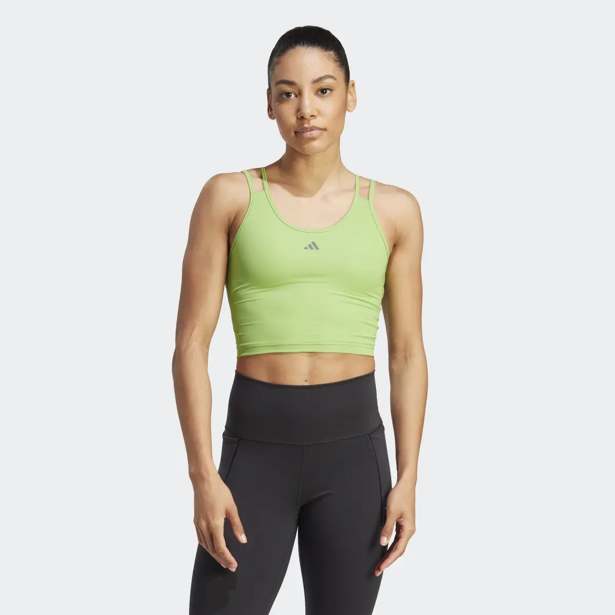 Adidas HIIT HEAT.RDY Crop Tank Top. 2