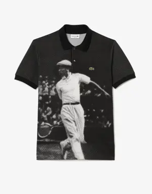 Lacoste Original L.12.12 René Lacoste Print Polo Shirt. 2 Lacoste Original L.12.12 René Lacoste Print Polo Shirt. 2