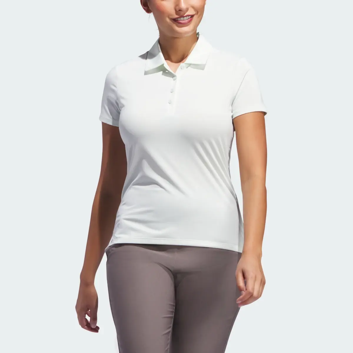 Adidas Ultimate365 Solid Short Sleeve Polo Shirt. 1