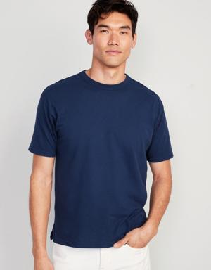 Loose-Fit Crew-Neck T-Shirt for Men blue