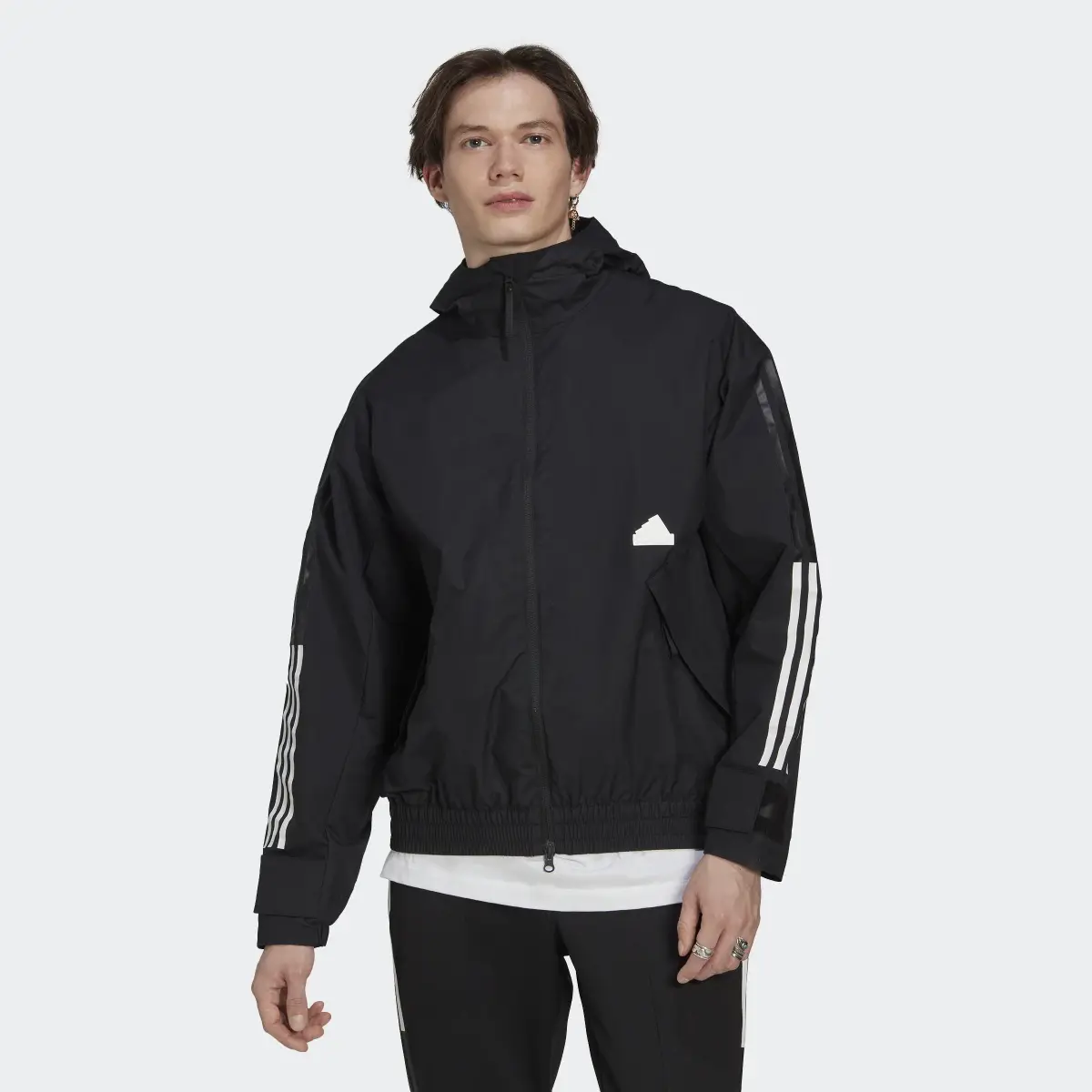 Adidas 3-Stripes Storm Jacket. 2