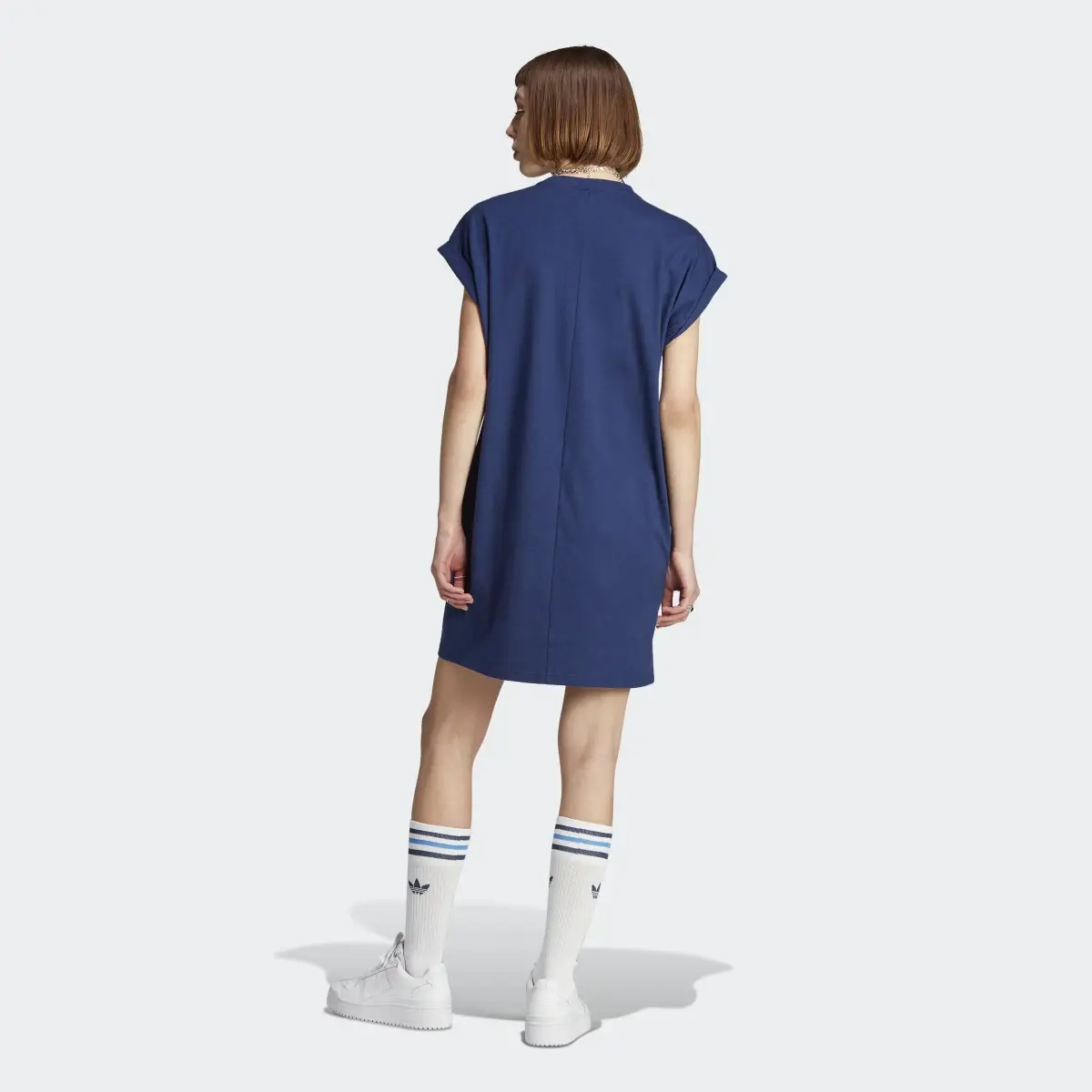 Adidas Adicolor Classics Trefoil Tee Dress. 3