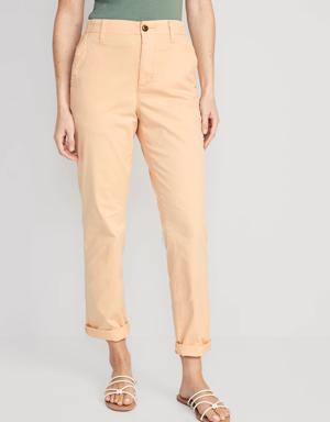 Old Navy High-Waisted OGC Chino Pants for Women yellow
