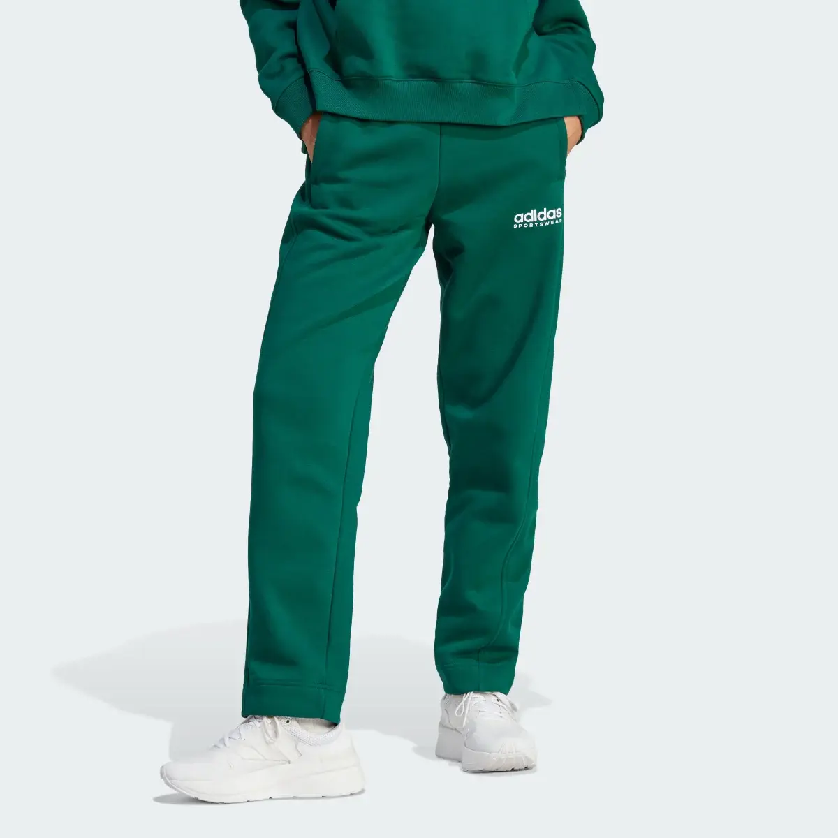 Adidas All SZN Fleece Graphic Pants. 1