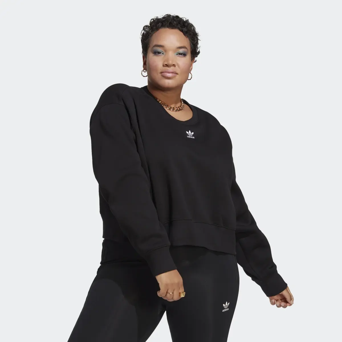 Adidas adicolor Essentials Sweatshirt – Große Größen. 2