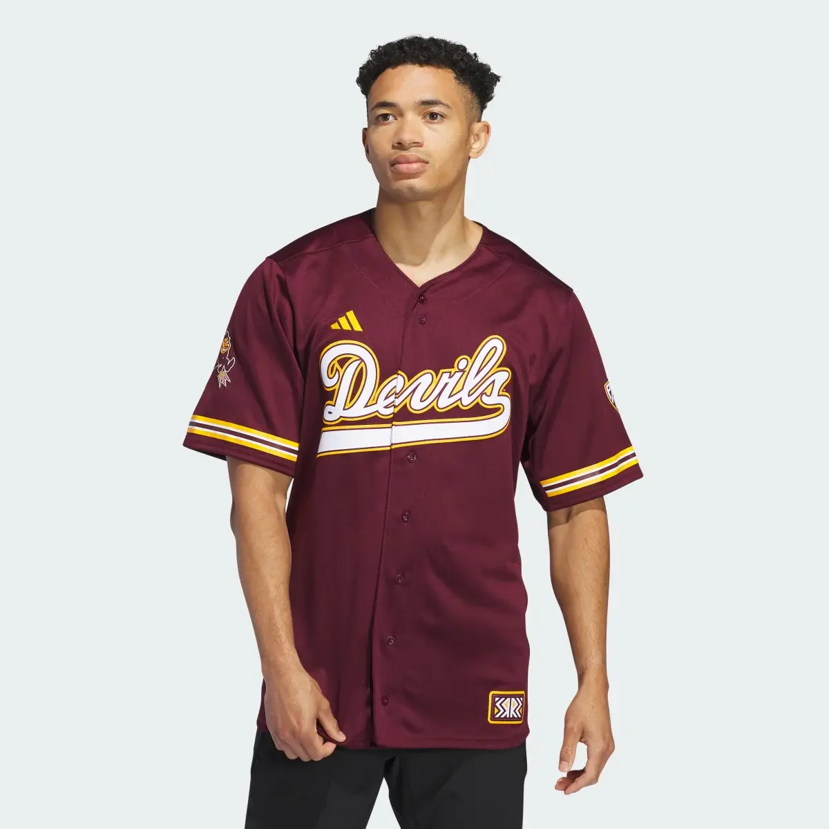 Adidas Arizona State Reverse Retro Replica Baseball Jersey. 2