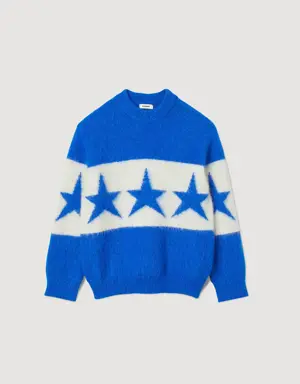 Starry knit sweater