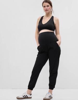 Maternity Full Panel Joggers black