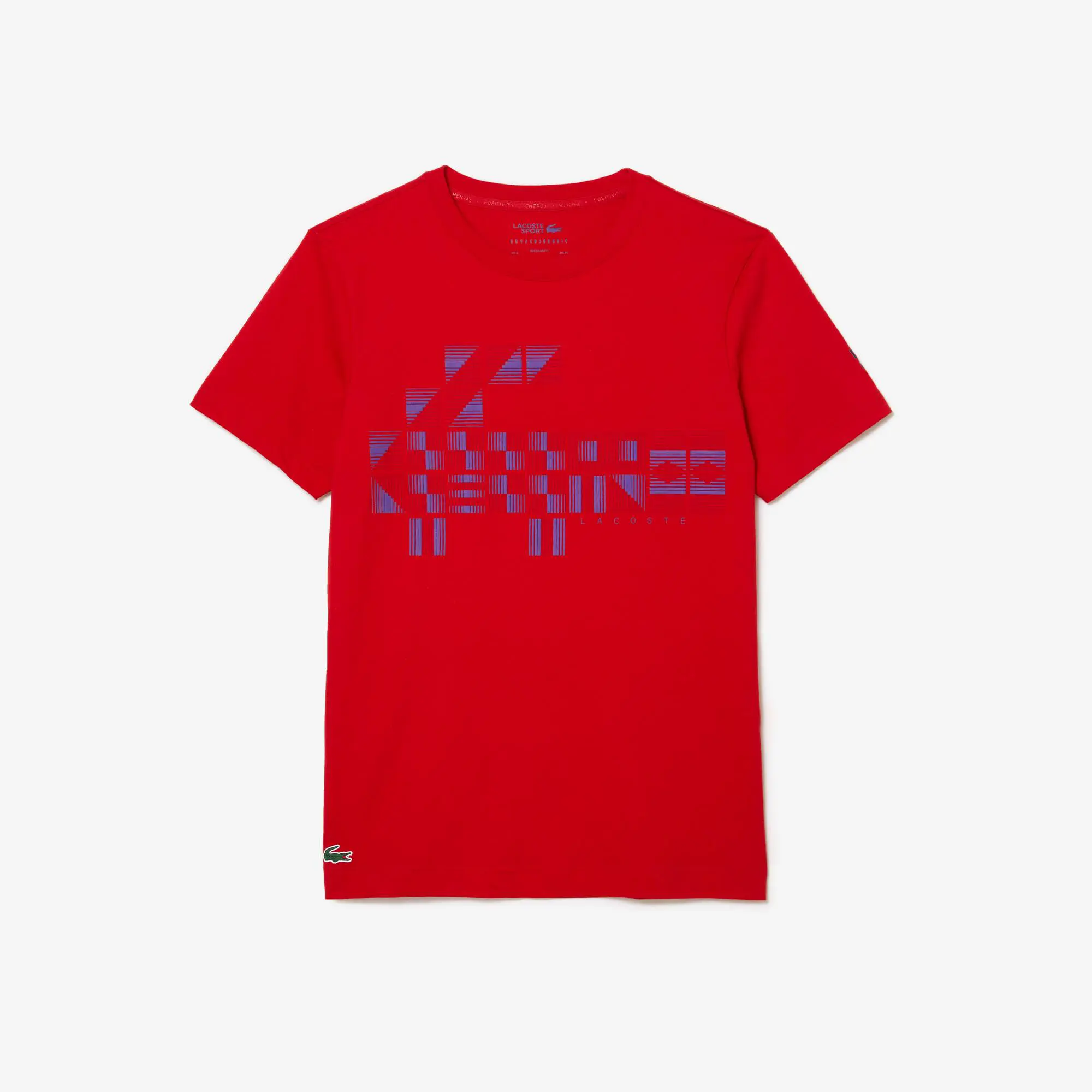 Lacoste T-shirt com estampado Lacoste SPORT x Novak Djokovic para homem. 2