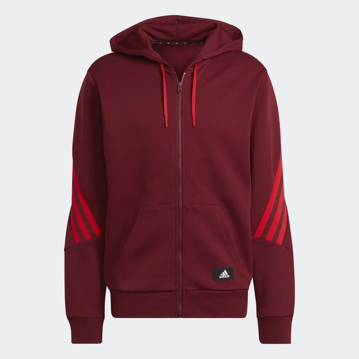 Adidas Sportswear Future Icons 3-Stripes Full-Zip Hoodie. 1