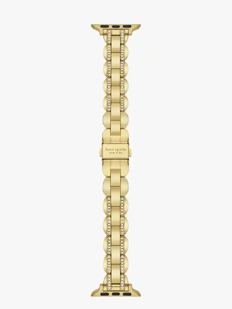 Kate Spade Gold Pavé Scallop Link 38/40mm Band For Apple Watch®. 2