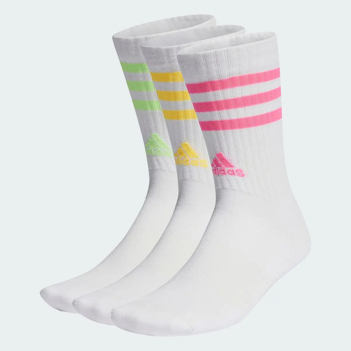 Adidas 3-Streifen Cushioned Crew Socken, 3 Paar. 2