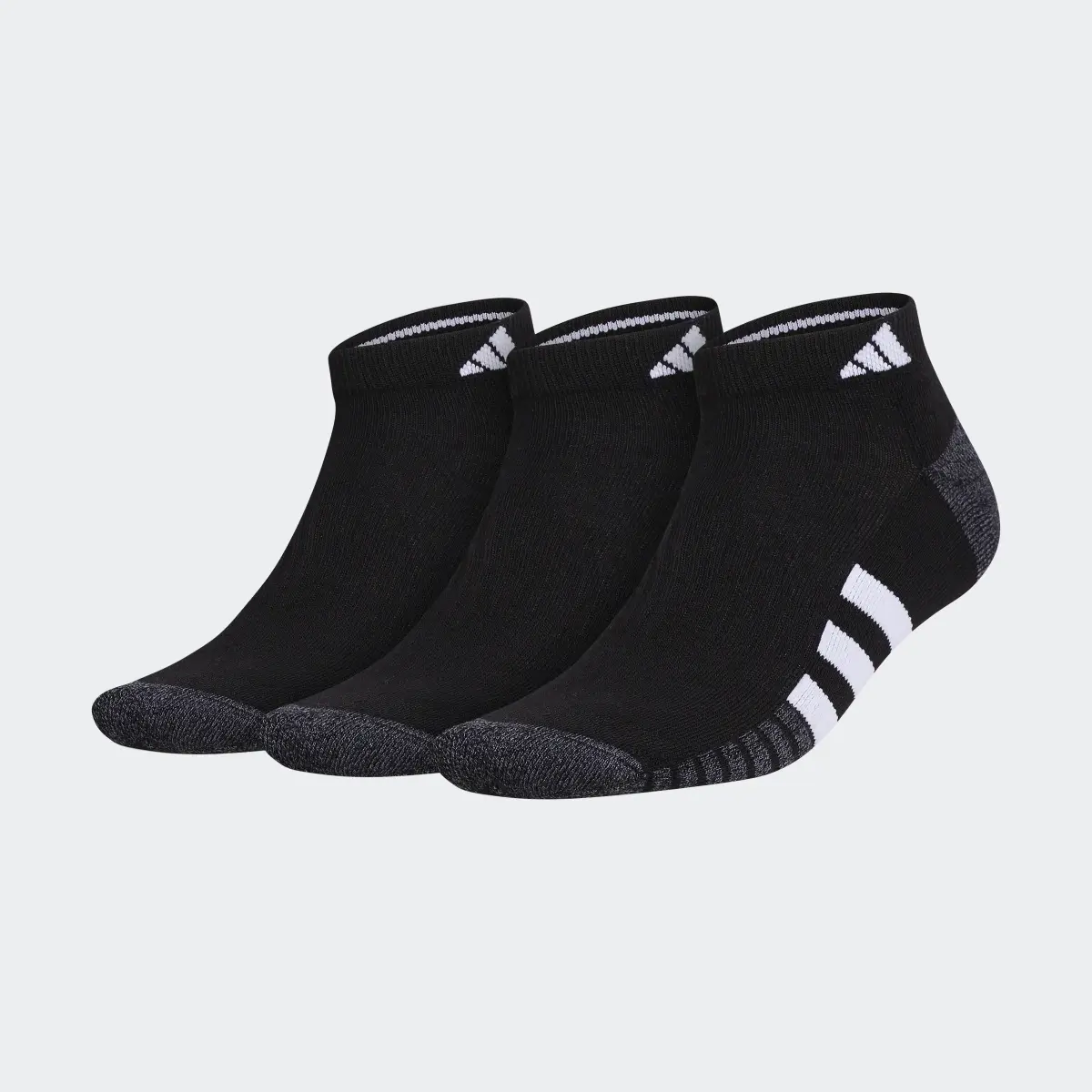 Adidas Cushioned Low-Cut Socks 3 Pairs. 2