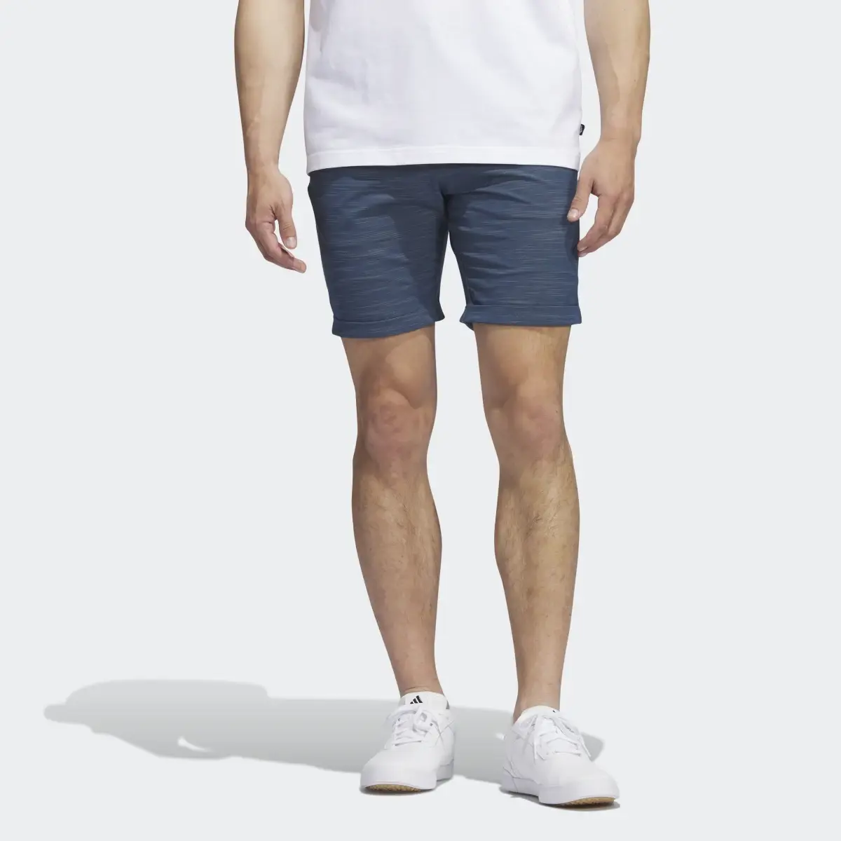 Adidas Textured Golf Shorts. 1