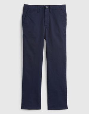 Gap Kids Uniform Lived-In Khakis blue