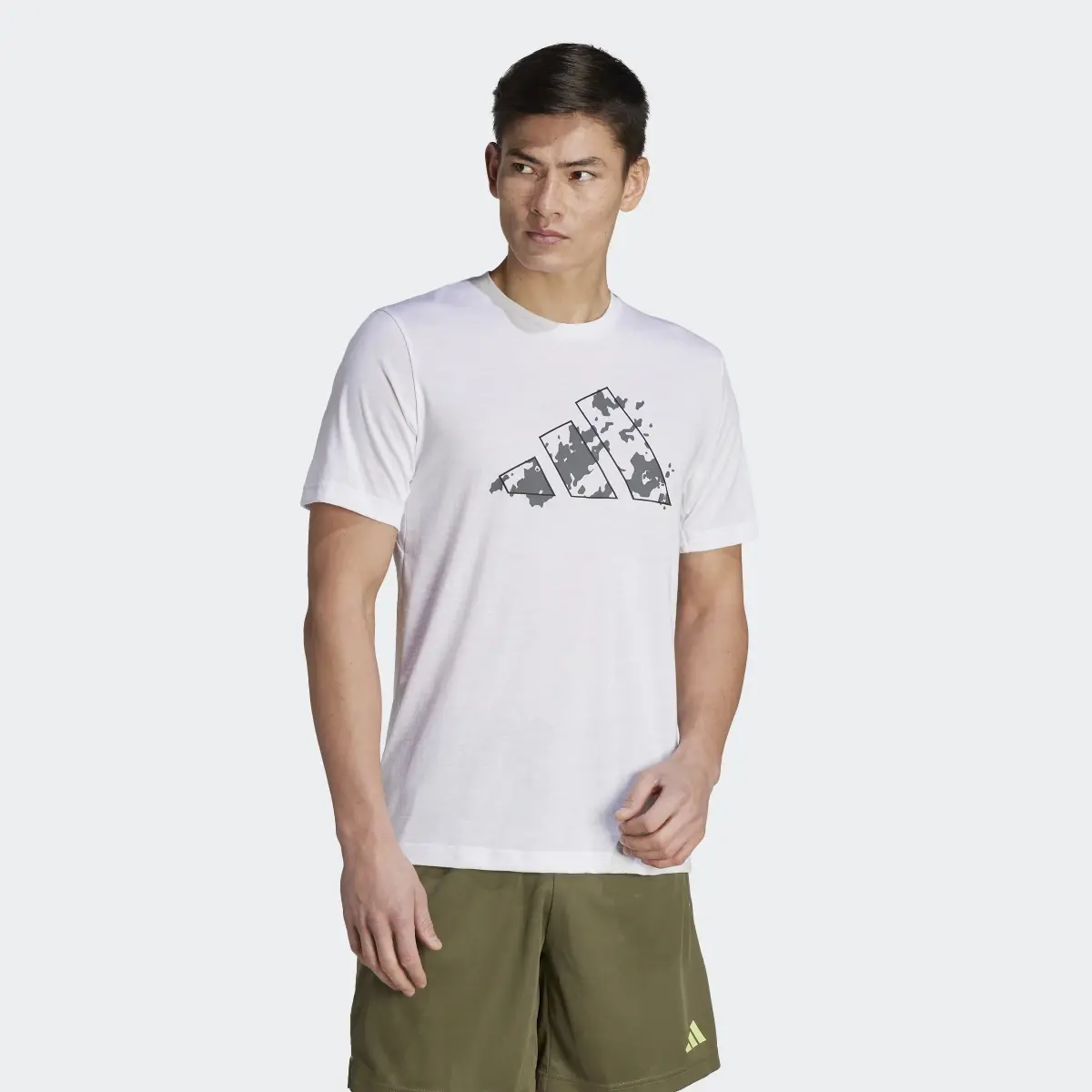 Adidas Train Essentials Seasonal Training Graphic T-Shirt. 2