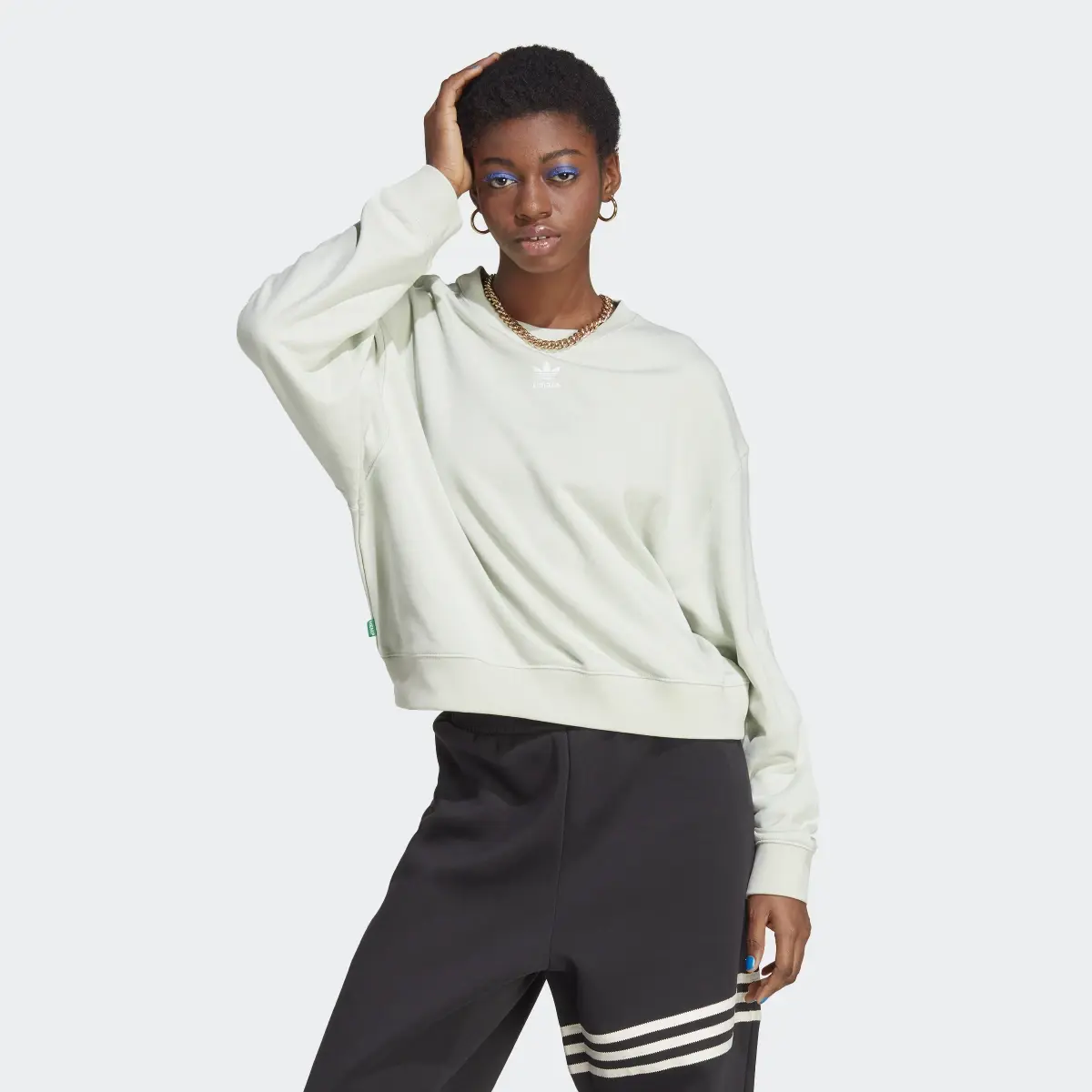 Adidas Essentials+ Made with Hemp Sweater. 2