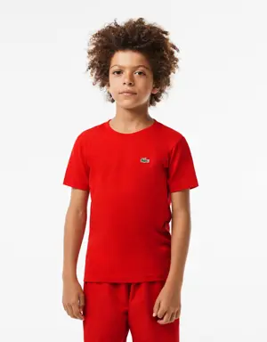 Boys' Lacoste SPORT Breathable Cotton Blend T-shirt