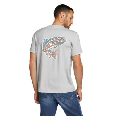 Eddie Bauer Men's EB Fish T-Shirt. 1