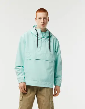 Men’s Lacoste Cropped Pull On Hooded Jacket