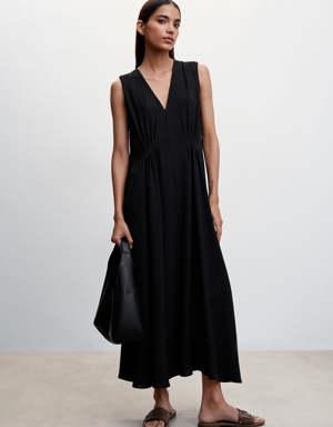 Ruched straps dress