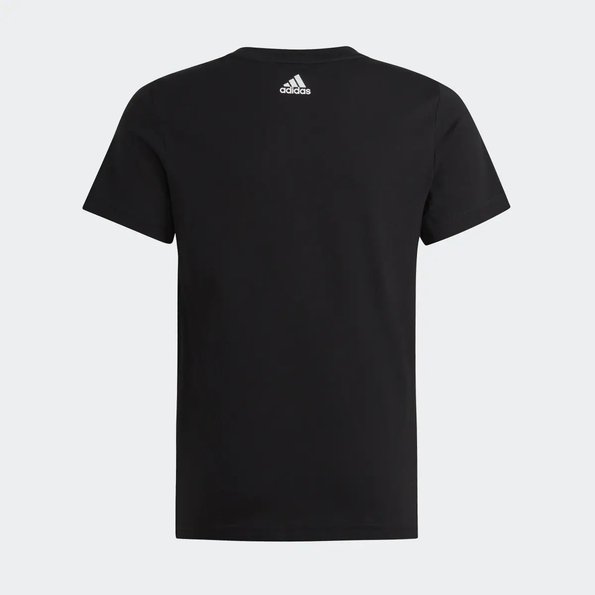 Adidas Essentials Linear Logo Cotton Slim Fit T-Shirt. 2