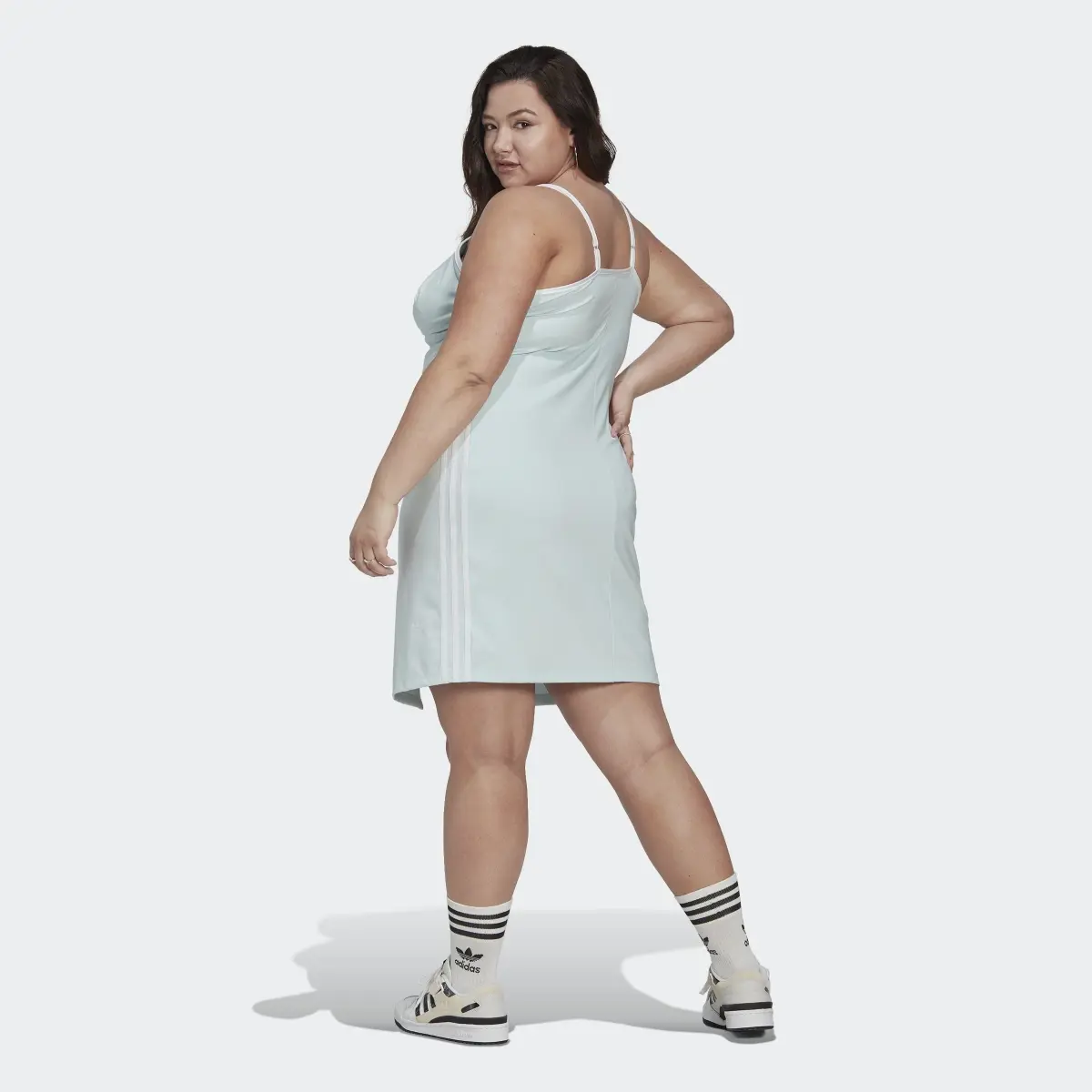 Adidas Always Original Laced Strap Dress (Plus Size). 3