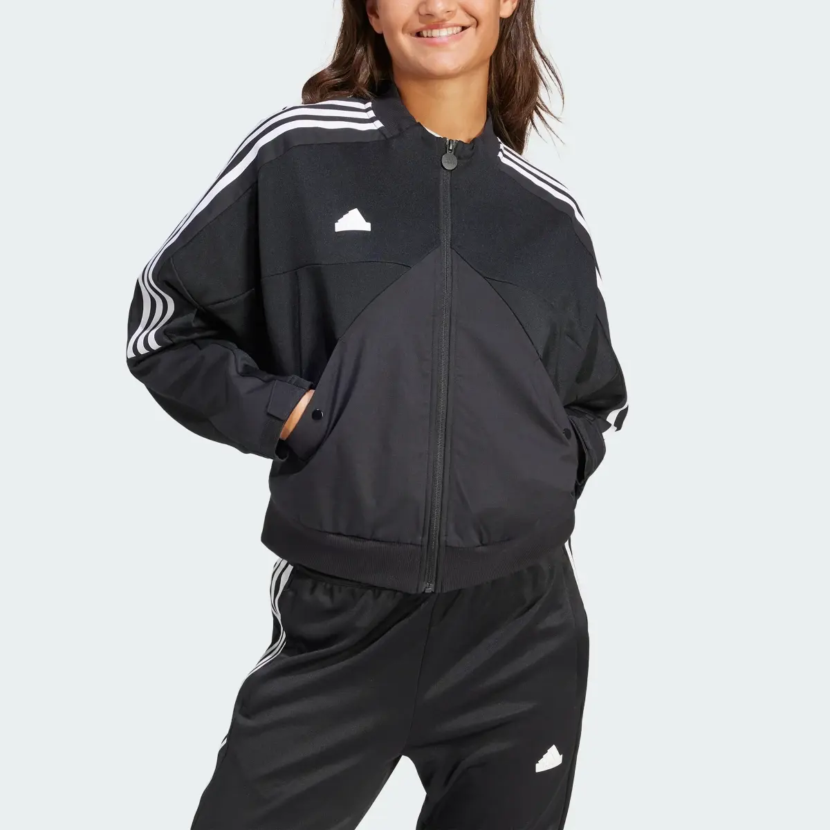 Adidas Tiro Material Mix Track Jacket. 1