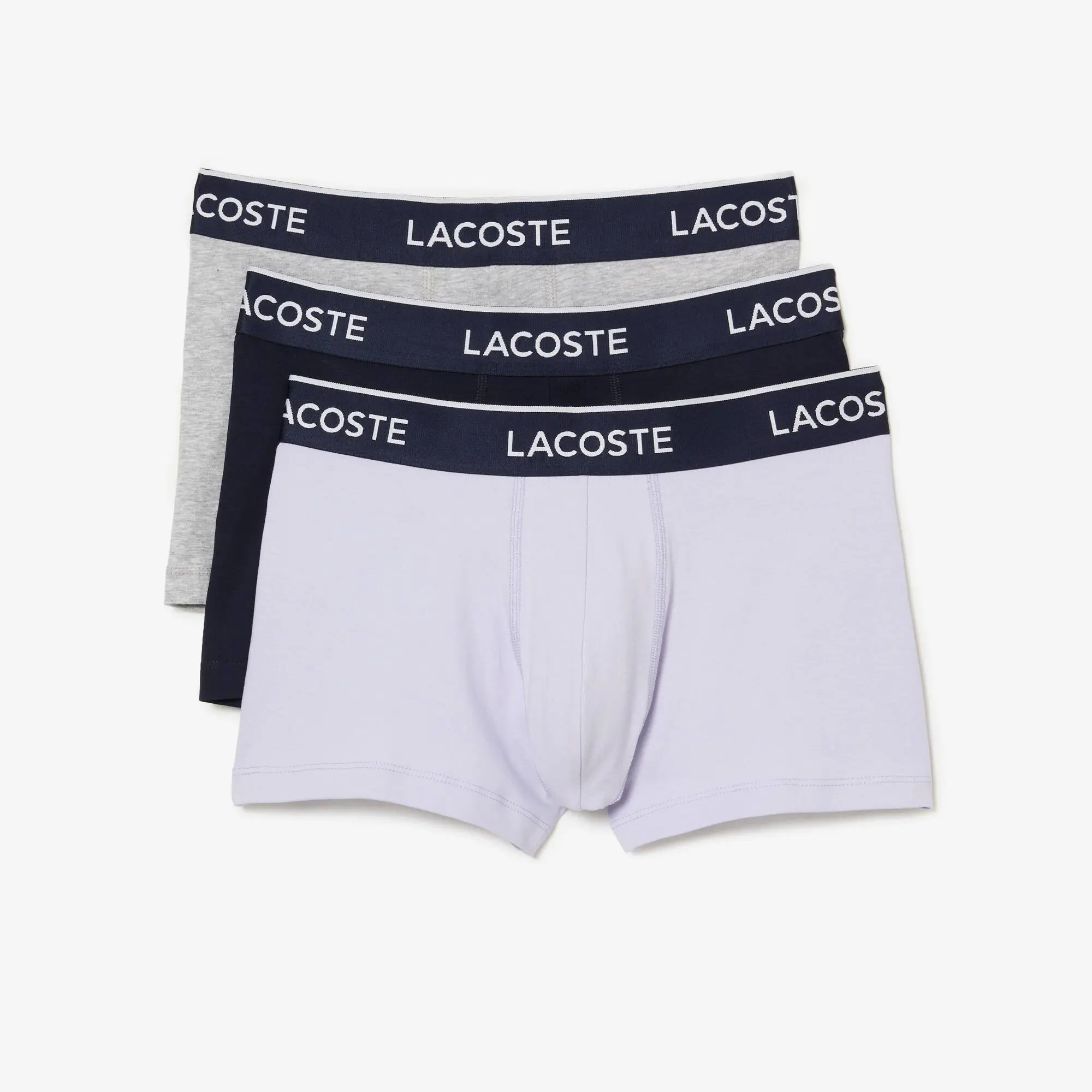 Lacoste Pack Of 3 Casual Black Trunks. 2