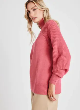 Kit And Ace Sophia Merino Turtleneck Sweater. 1