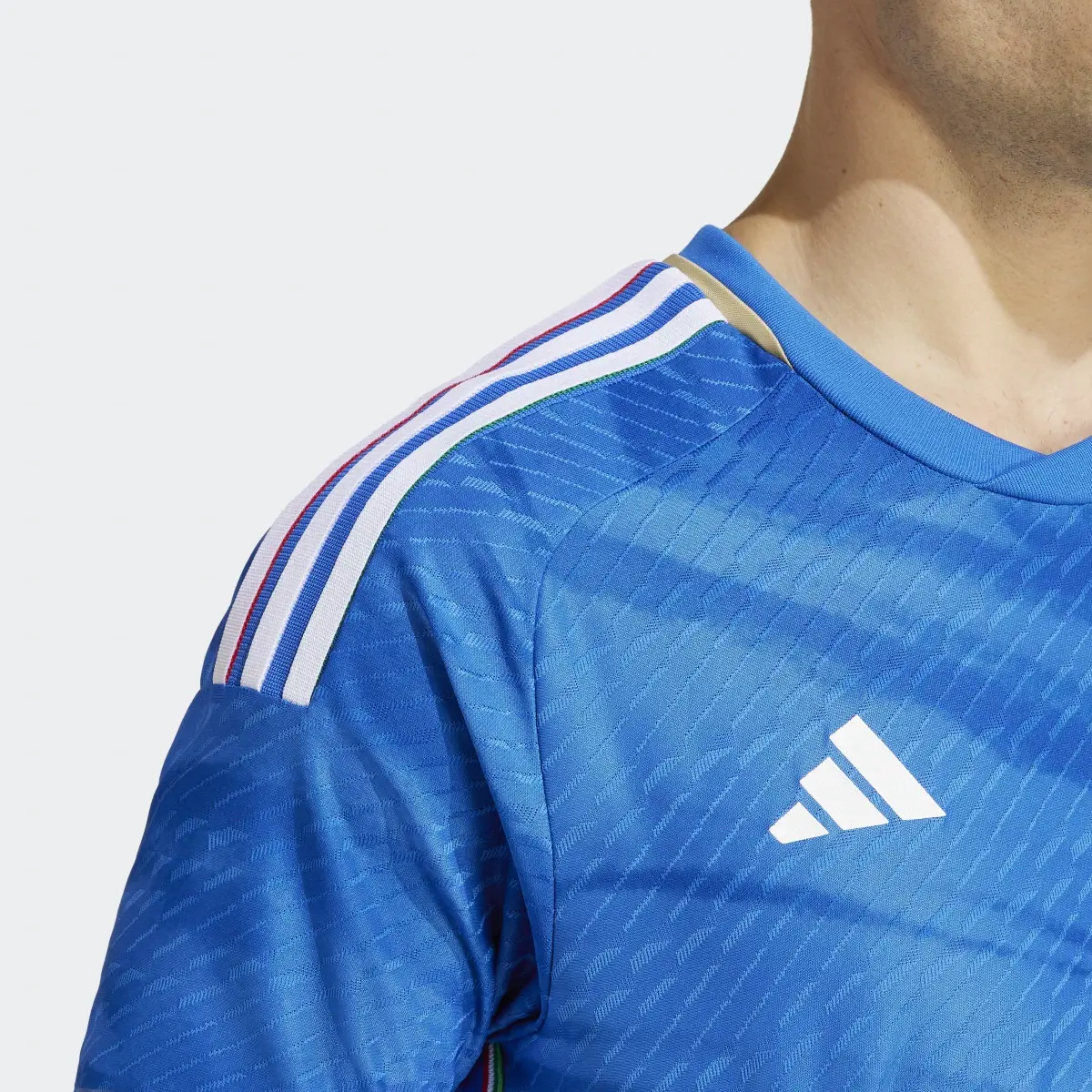 Adidas Italy 23 Home Authentic Jersey. 3