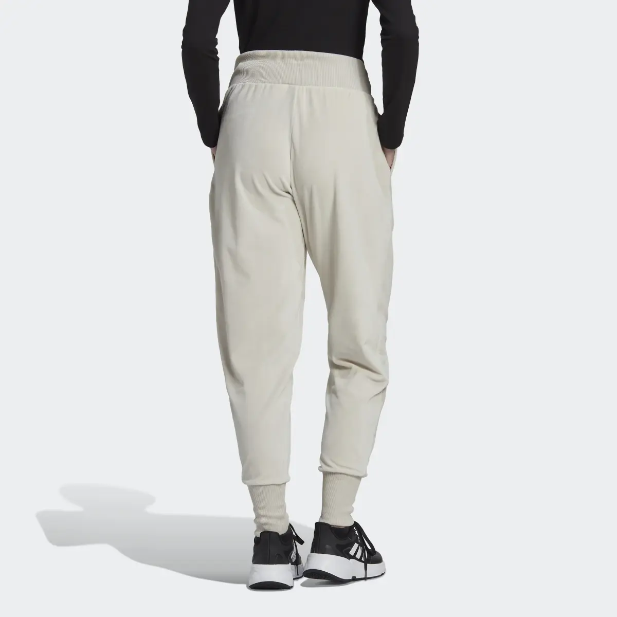 Adidas Holidayz Cozy Velour Joggers. 3