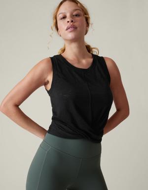 Breezy Twist Tank black