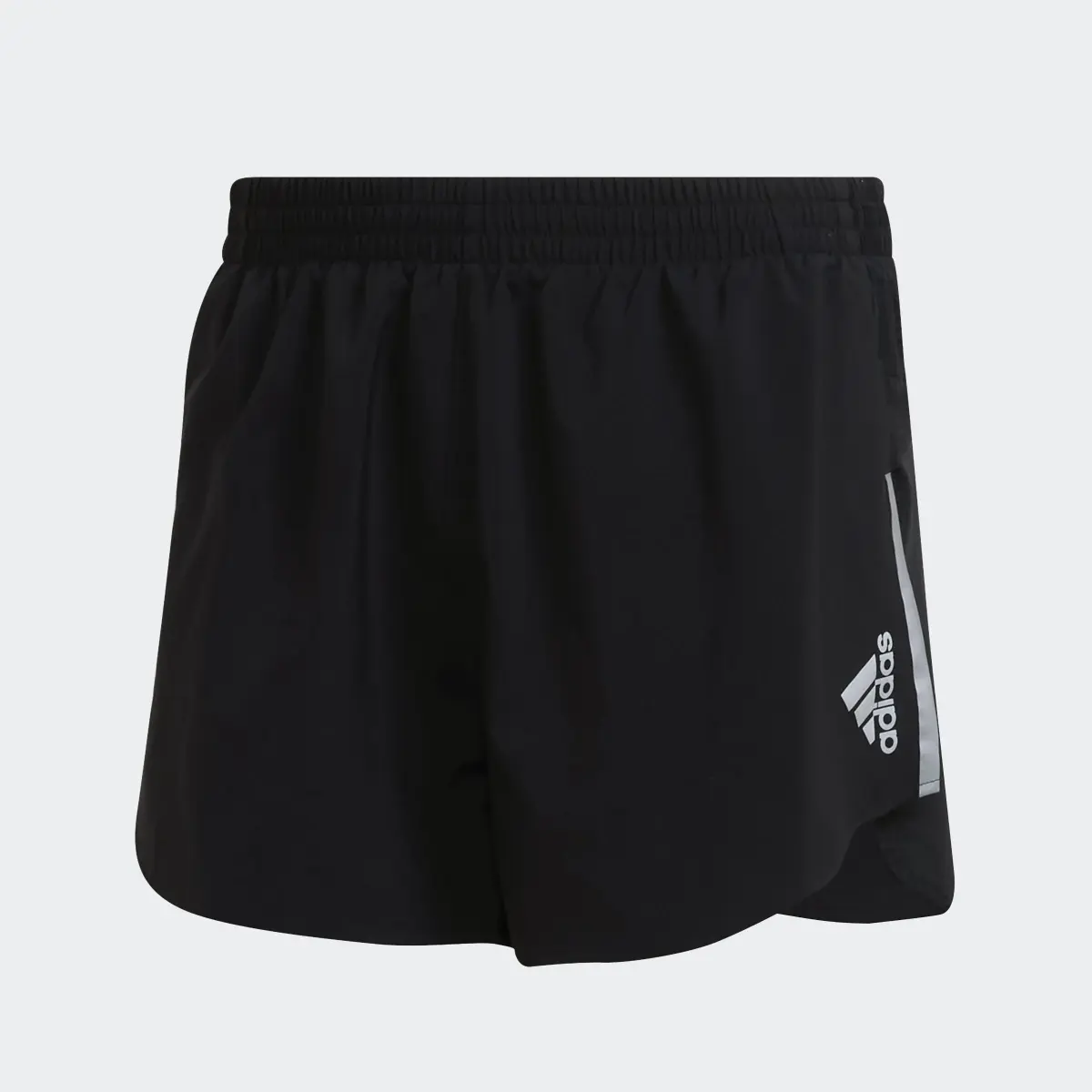 Adidas Shorts Fast Split Reflectantes. 1