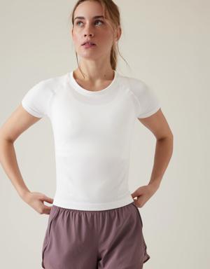 Momentum Seamless Sport Length Tee white