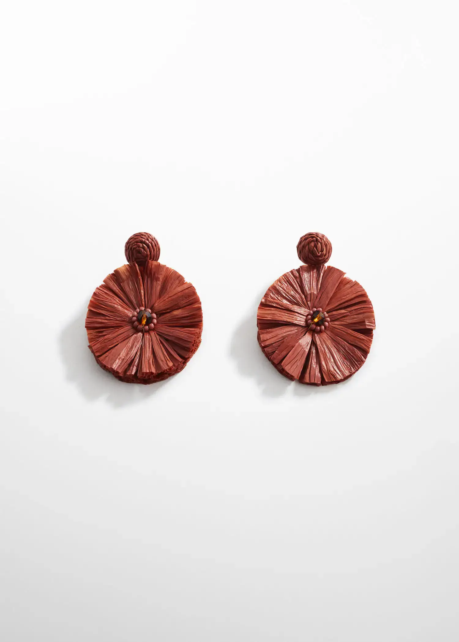 Mango Raffia earrings. 1