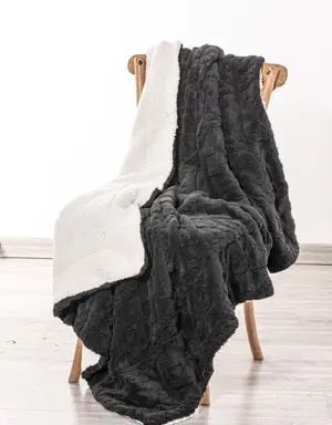 Noir - Sherpa Blanket