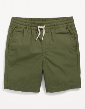 Old Navy Unisex Cotton Poplin Pull-On Shorts for Toddler green