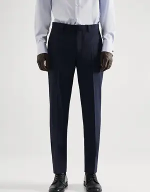 Pantalon costume slim-fit tissu stretch