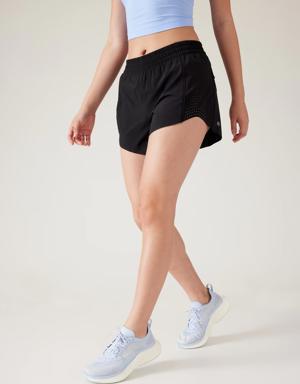 Athleta Hustle 4.5" Short black
