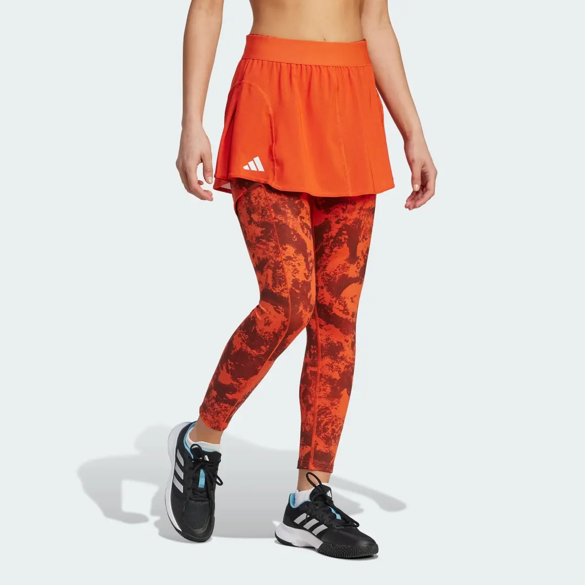 Adidas Tennis Paris Two-in-One Leggings. 1