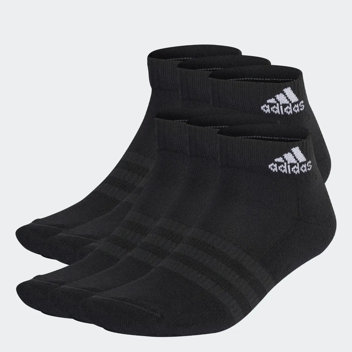 Adidas Cushioned Sportswear Ankle Socks 6 Pairs. 1