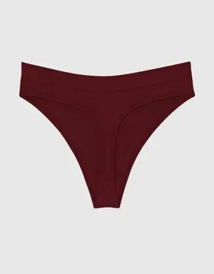 Ultrasoft Modal High Leg Thong Panty